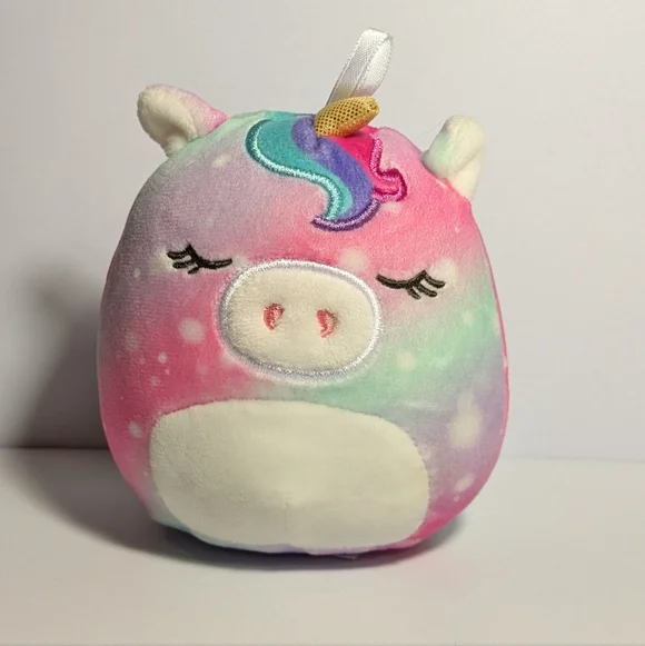 Squishmallows Kimia The Rainbow Unicorn Plush 4 Inch - Picture 1 of 4